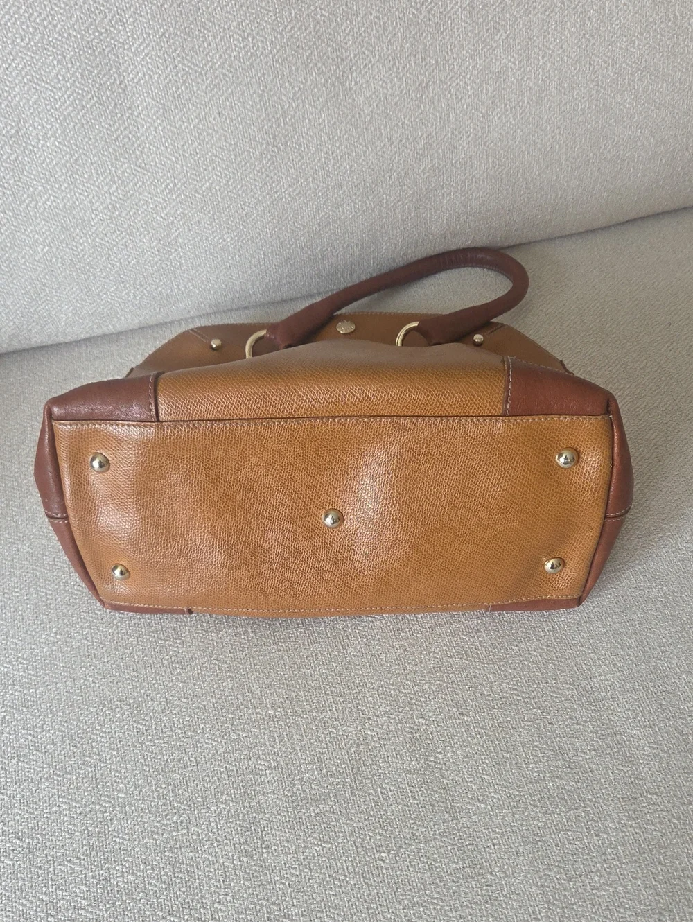 Furla Tan Leather Satchel